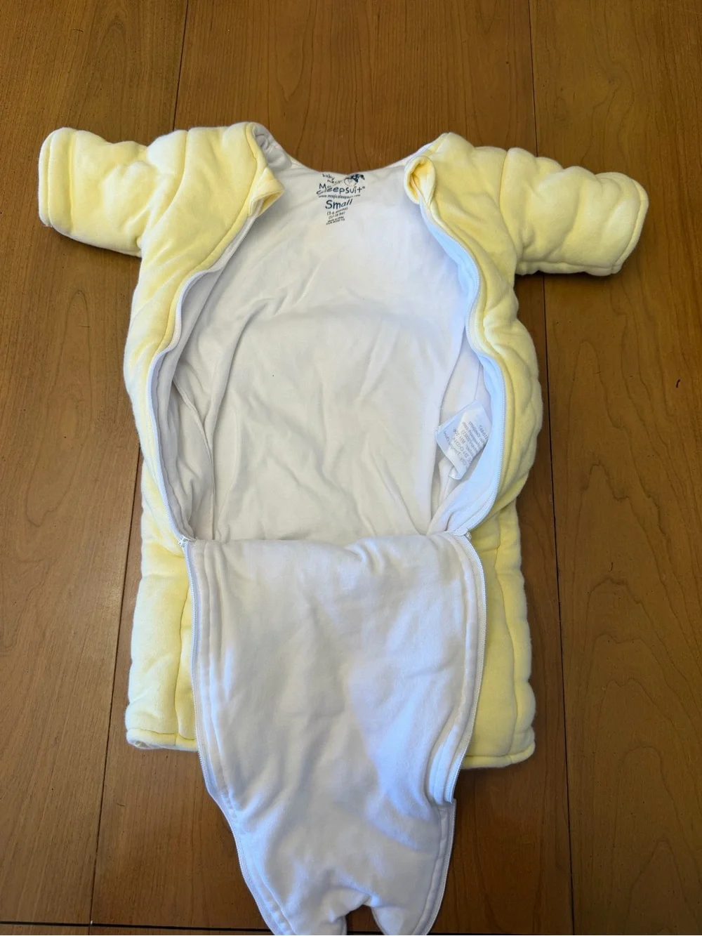 Baby Merlin's Magic Sleepsuit Pale Yellow | Size Small (3-6 Months)